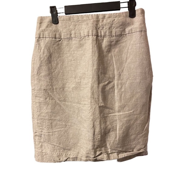 BANANA REPUBLIC LINEN PENCIL SKIRT - Picture 1 of 6